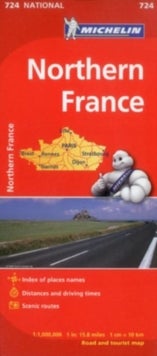 Northern France - Michelin National Map 724 Northern France - Michelin National Map 724