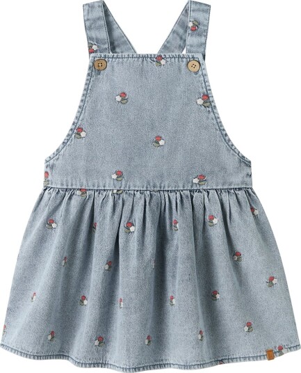 Lil"Atelier Nmffunda Dnm Emb Skirtall 2106 Fd Lil Blue 92