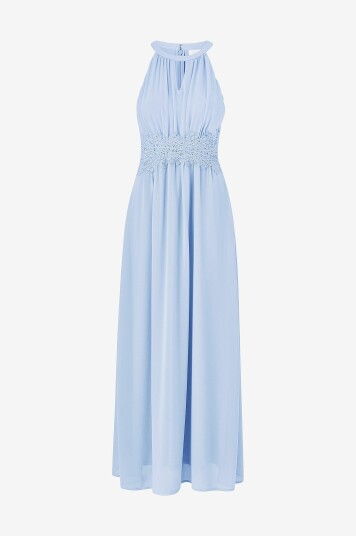 Vila Maxikjole viMilina Halterneck Maxi Dress Blå