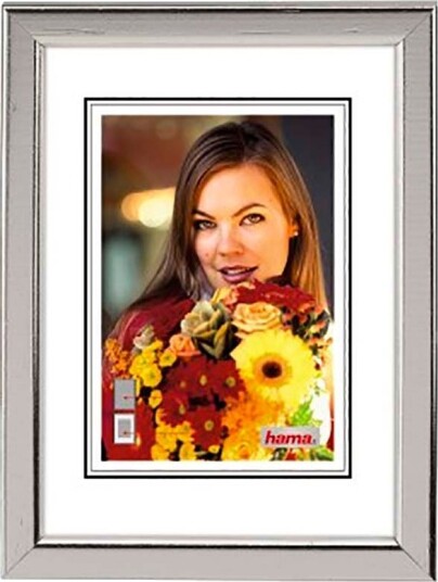 Hama Bella Fotoramme 10x15cm sølv tre Hama Bella Fotoramme 10x15cm sølv tre