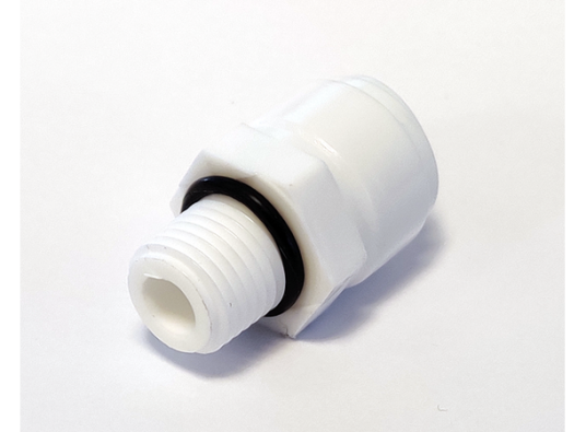 9,5mm (3/8") til 1/4" BSP hann 9,5mm (3/8") til 1/4" BSP hann