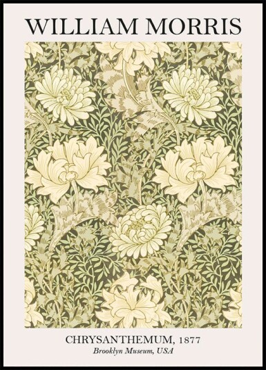 William Morris Chrysanthemum Plakat Plakat / 50x70cm