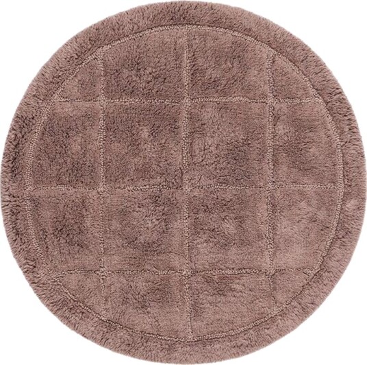 Baderomsmatte Kvadrat - 80x80 cm, Støvete Rosa