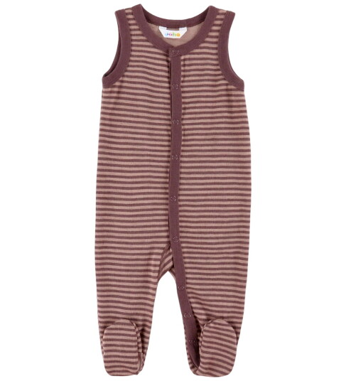 Joha Sparkebukse Ull Rose m. Striper 50 Jumpsuit Lilla Rosa