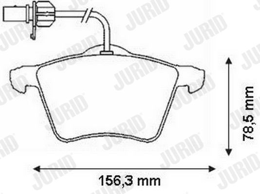 Bremseklosser JURID 573045J Bremseklosser JURID 573045J