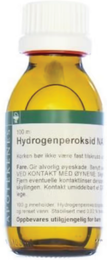 NAF Hydrogenperoksid 6 % oppløsning 100 ml