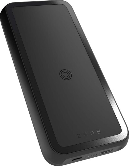 Zens 10000mAh Trådløs Powerbank med Stativ - Svart Zens 10000mAh Trådløs Powerbank med Stativ - Svart