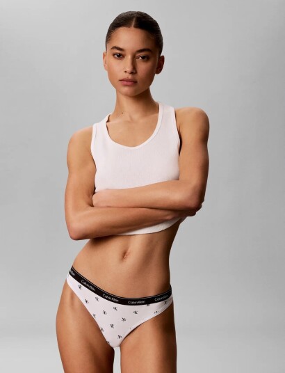 Calvin Klein Thong 7 Pk Black M