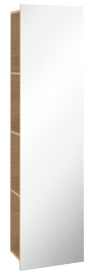 VILLEROY & BOCH SUBWAY 3.0 SPEILHYLLE 40X171 VENSTRE NORDIC OAK HÅNDTAK I KROM