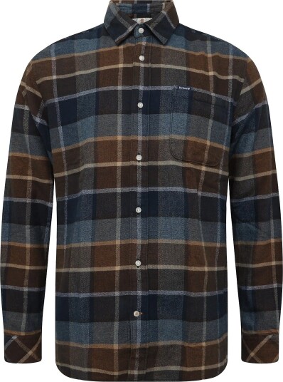 Barbour Barbour Copswell Relaxed Checked Shirt   DARK SAND   S