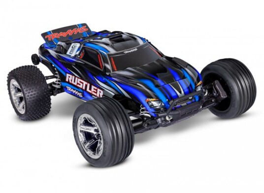 Traxxas 37354-4 Rustler 2WD 1/10 RTR TQ BL-2s HD Blue Traxxas 37354-4 Rustler 2WD 1/10 RTR TQ BL-2s HD Blue