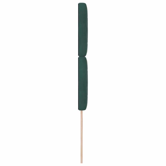 Fløyels Sengegavl Argyle Manual Mørkegrønn 100 cm Fløyel