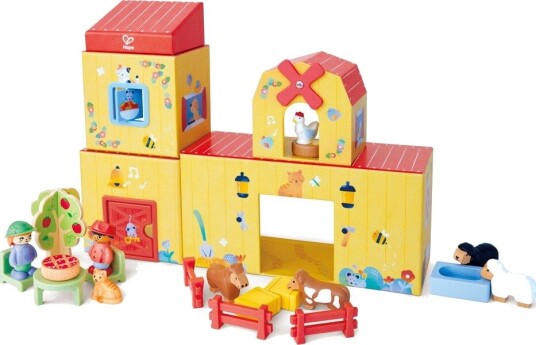 Hape Hape Land The Farm Set Yellow ONE SIZE