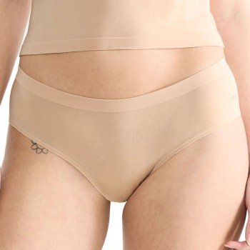 Sloggi Truser 2P GO Sense Hipster Briefs Beige modal Small Dame