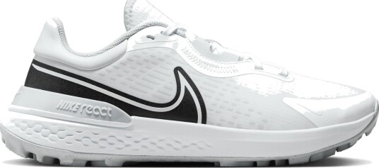 Nike Infinity Pro 2 M Golf Grå Golfsko herre White Black Pure Platinum Wolf Grey