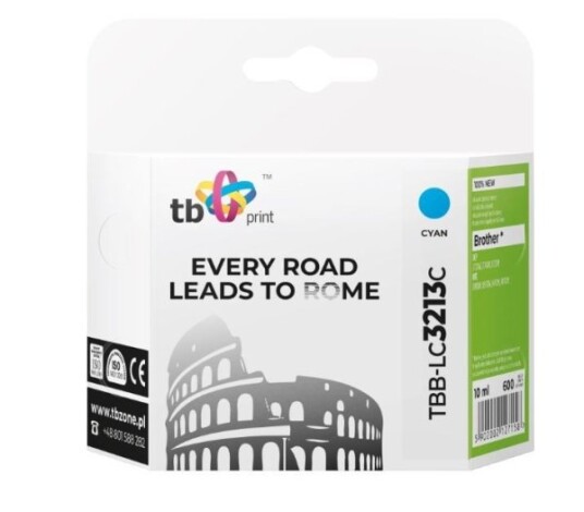 Tb Print Tbb-Lc3213c 10 Ml 600 Sider 1 Stykker Enkeltpakke
