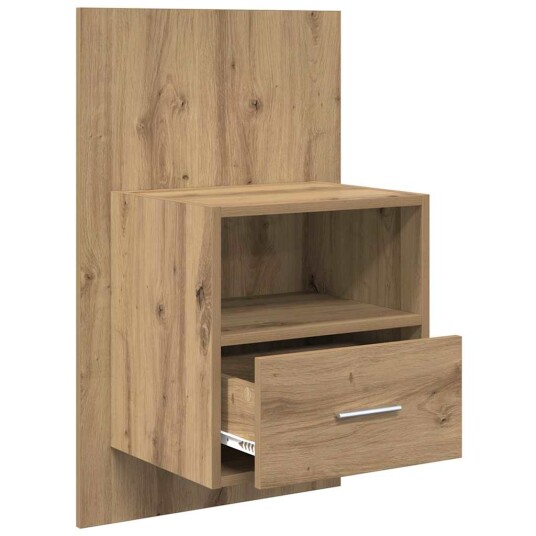  Sengeskap 2 pcs artisan eik 48.5 x 32.5 x 80 cm Konstruert tre