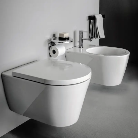 Laufen Kartell Vegghengt toalett 545x370 mm. rimless, Hvit, m/LCC Laufen Kartell Vegghengt toalett 545x370 mm. rimless, Hvit, m/LCC