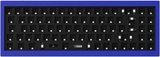 Keychron Q7 Qmk 70% Iso Barebone Rgb Hot-Swap - Blå