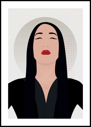 Posterbox Elegant Geisha Plakat Plakat / 30x40cm