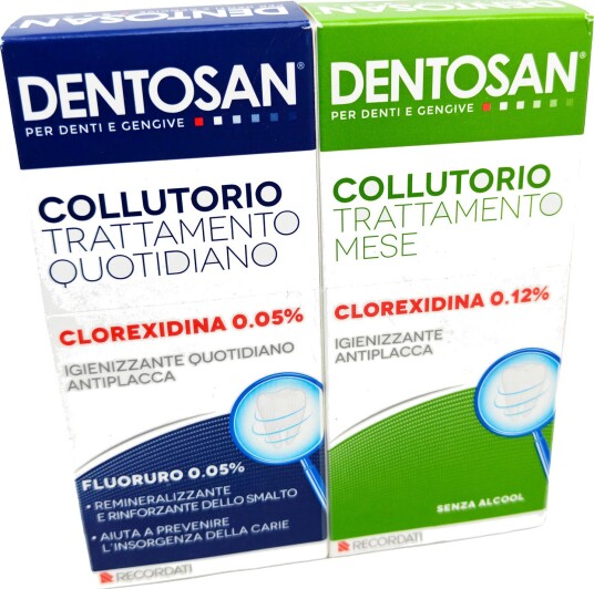 Dentosan Klorheksidin Munnskyll 0,12 % + 0,05 % (sampak 2 x 200 ml)