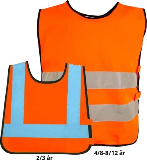 Refleksvest Barn Orange