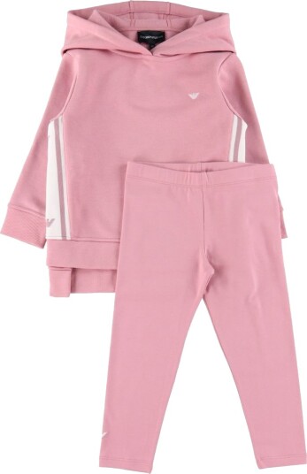 Emporio Armani Hettegenser/Leggings   Rosa   Emporio Armani   6 år 116   Hettegenser