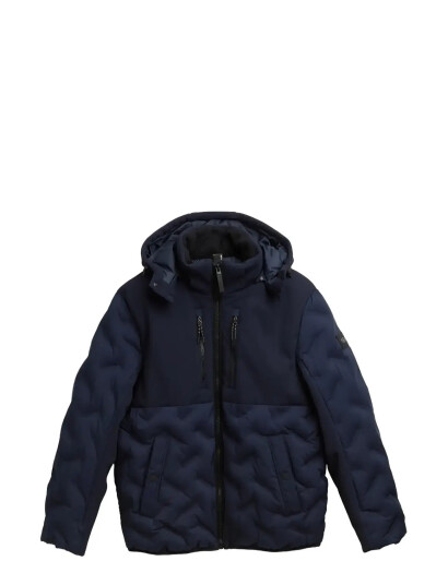 Tom Tailor Hybrid Puffer Jacket Navy M