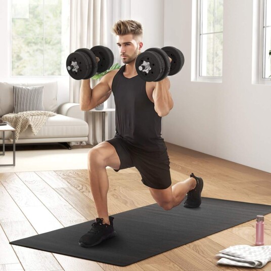 Hantelsett 25KG manualsett med vektskiver for hjemmekontor treningsstudio stål imitert skinn svart Hantelsett 25KG manualsett med vektskiver for hjemmekontor treningsstudio stål imitert skinn svart