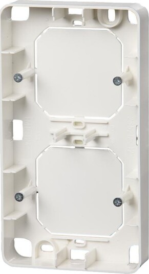 ABB Forhøyningsramme Utenpåliggende, IP20 2 Rom, Strømbrytere & Vegguttak