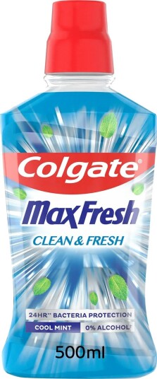 Colgate MaxFresh Clean & Fresh Cool Mint Munnskyll (500 ml)