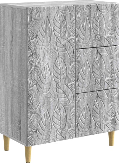 Serviesskap Grå Sonoma 66 x 34,5 x 90 cm Konstruert tre