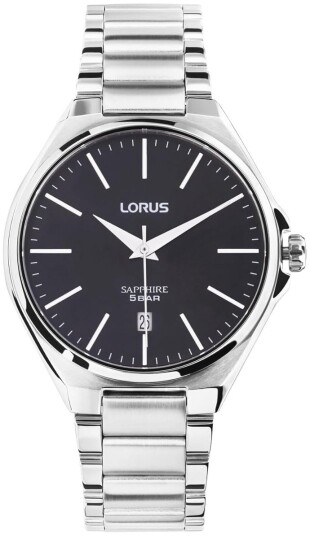 Lorus Herreklokke RS945DX9 Dress Sort/Stål Ø40 mm