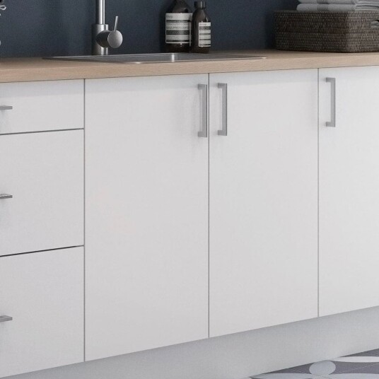 Linn Bad Underskap 2 Dører for Vaskerom Hvit Matt / 80cm Linn Bad Underskap 2 Dører for Vaskerom Hvit Matt / 80cm