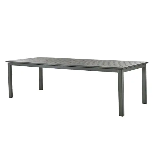 Brafab Lomma XL spisebord 100x260 380 cm svart