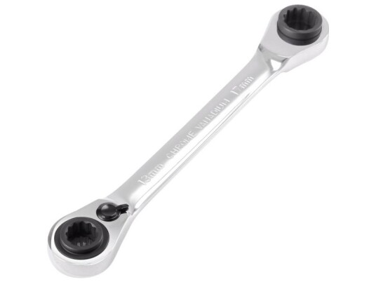 Toolcraft To-5355795 Skraldenøgle-Dobbelt Toolcraft To-5355795 Skraldenøgle-Dobbelt