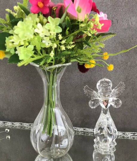 Blomstervase liten i glass Blomstervase liten i glass