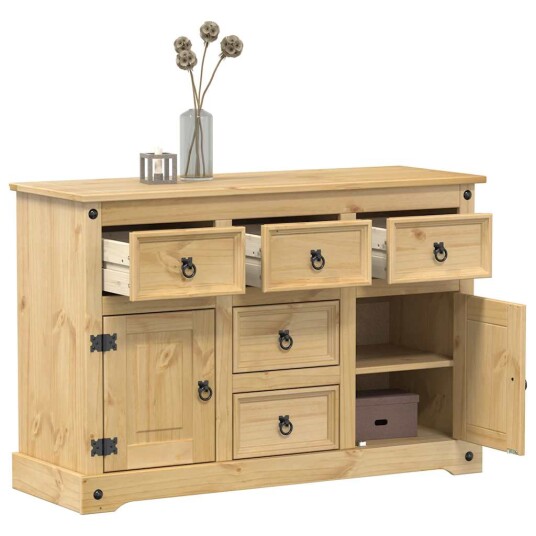Skjenk Corona 115x40x76 cm heltre furu 8721012879201