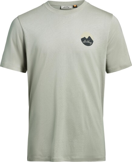 Lundhags Men"s Järpen Printed T Shirt Moss Grey XL