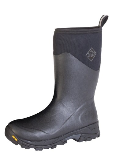 Muck Boot Arctic Grip Mid Agat Sort 44