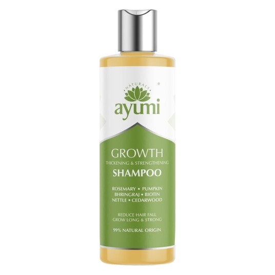 Ayumi Growth Shampoo 250 ml - Styrkende mot hårtap med rosmarin og biotin