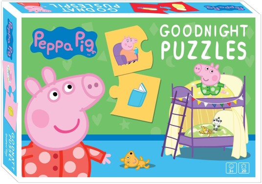 Barbo Toys Peppa Gris God Natt Puslespill 20 Brikker