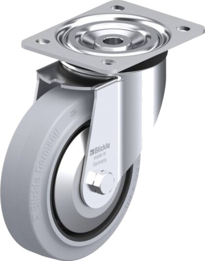 Blickle 850686 L-Poev 160Xka-Sg-Fa Styrehjul, 160 Mm, 400 Kg (1 Stk.)