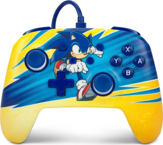 PowerA Enhanced Wired Controller for Nintendo Switch Sonic Boost PowerA Enhanced Wired Controller for Nintendo Switch Sonic Boost