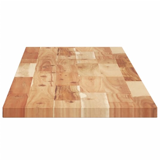  Flytende hyller 2 stk 140x30x2 cm oljebehandlet heltre akasie
