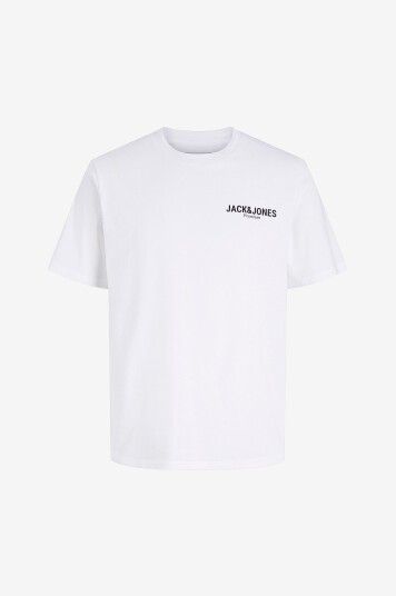 Jack & Jones Junior   T skjorte jprBlaoscar SS Tee Fst Jnr   Hvit