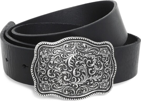 Wrangler Western Belt   Black   100