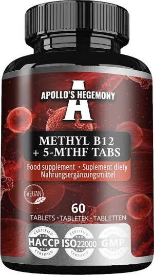 Metylert B12 og 5-MTHF 60 tabletter (240 porsjoner)