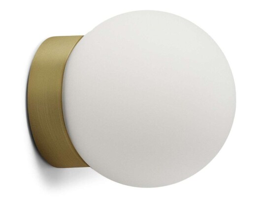 Antidark Palla Mini C90 LED Taklampe Dim-to-Warm Opal/Brass Antidark Palla Mini C90 LED Taklampe Dim-to-Warm Opal/Brass