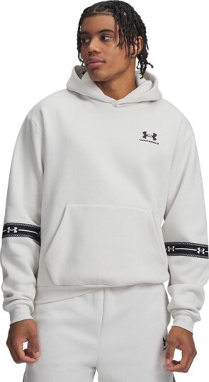 Under Armour UA Icon Flc Taped Hoodie Summit White White XX large